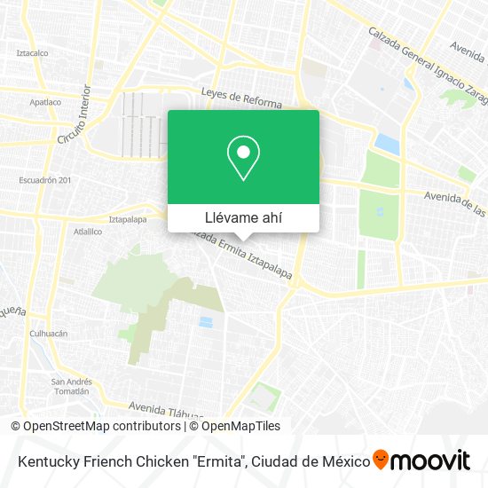 Mapa de Kentucky Friench Chicken "Ermita"