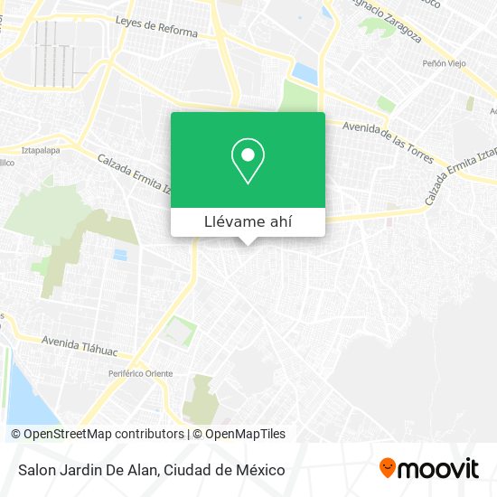 Mapa de Salon Jardin De Alan