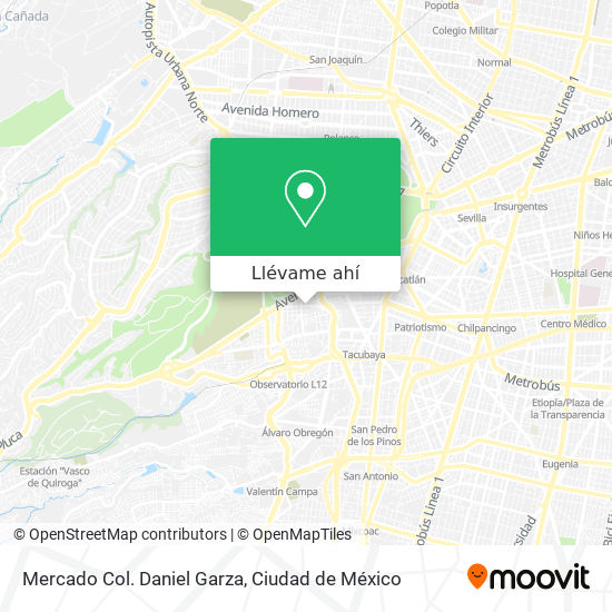 Mapa de Mercado Col. Daniel Garza