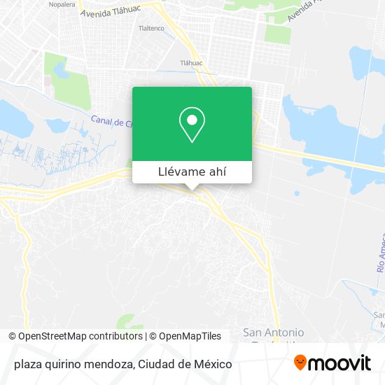Mapa de plaza quirino mendoza