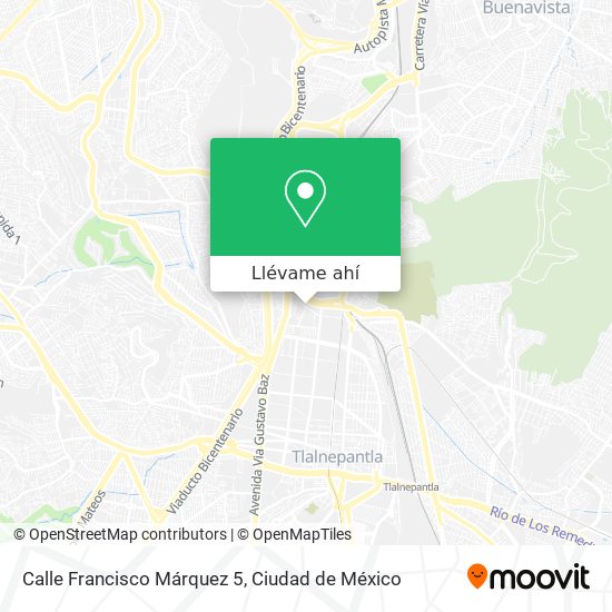 Mapa de Calle Francisco Márquez 5