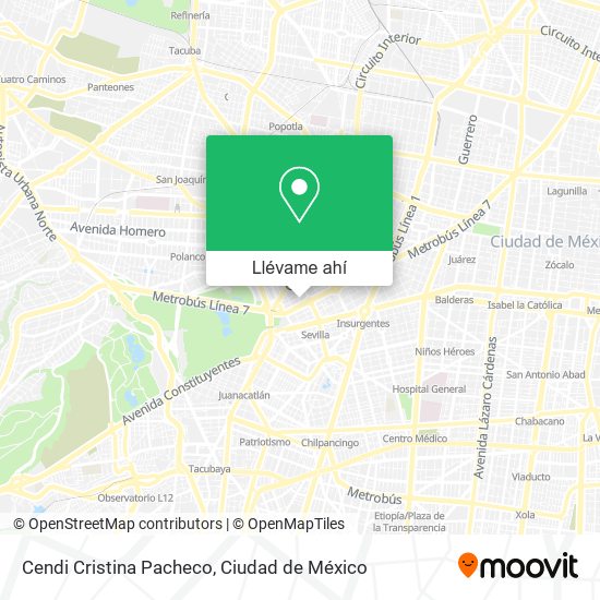 Mapa de Cendi Cristina Pacheco
