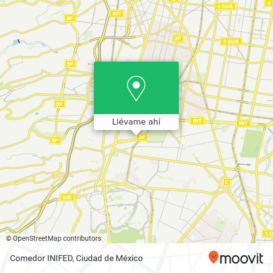 Mapa de Comedor INIFED