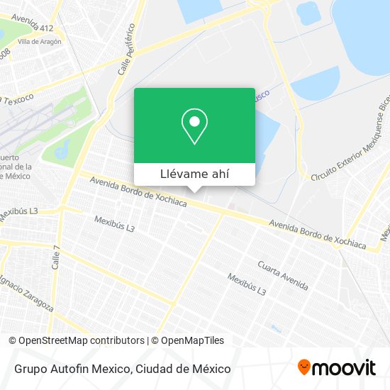 Mapa de Grupo Autofin Mexico
