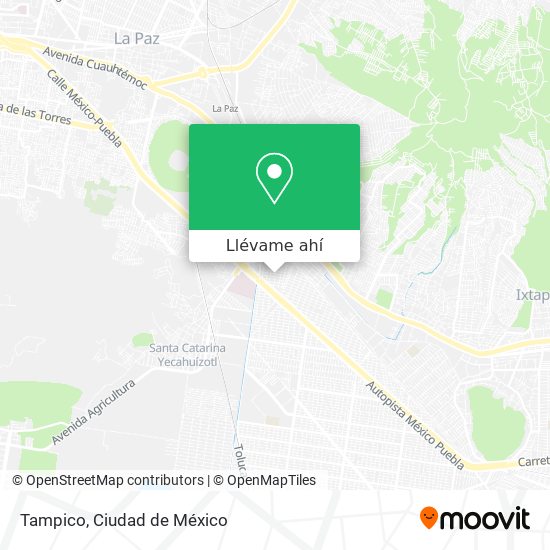 Mapa de Tampico