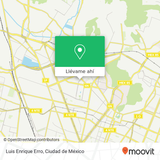 Mapa de Luis Enrique Erro