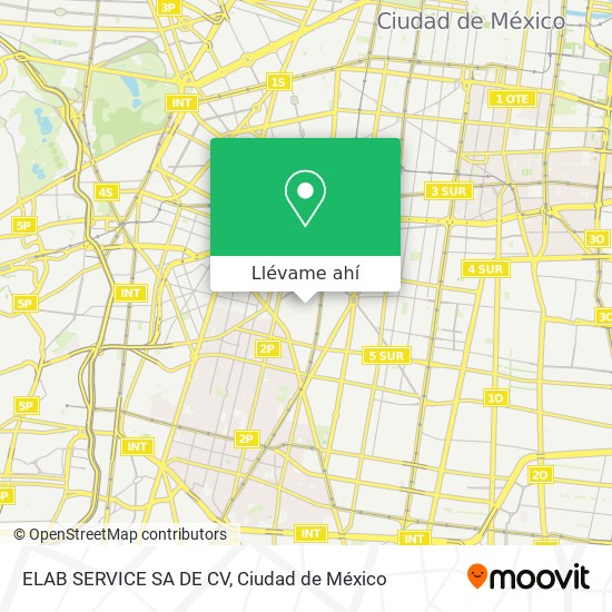 Mapa de ELAB SERVICE SA DE CV