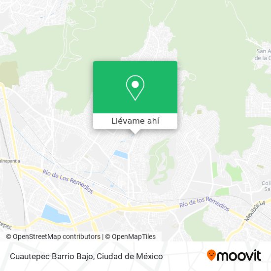 Mapa de Cuautepec Barrio Bajo