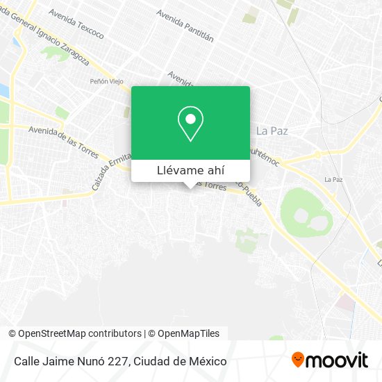 Mapa de Calle Jaime Nunó 227