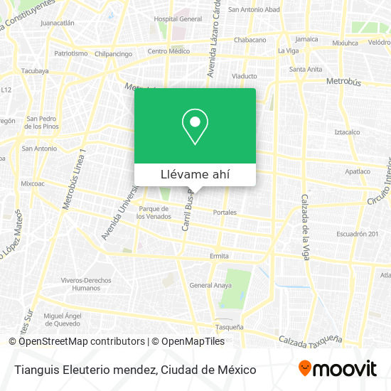 Mapa de Tianguis Eleuterio mendez