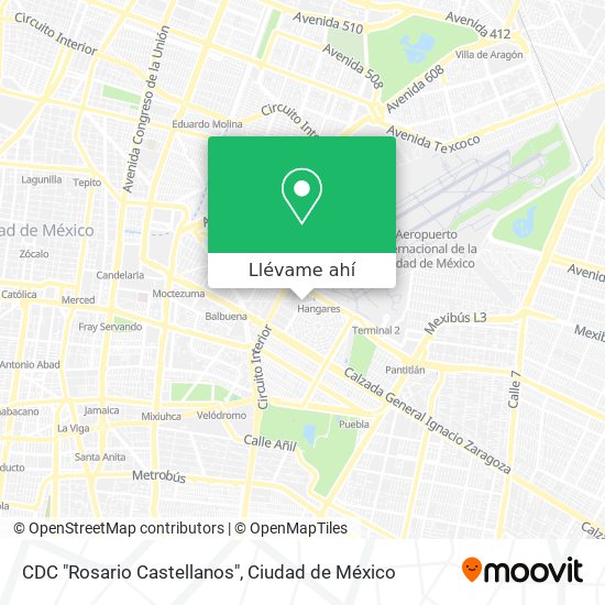 Mapa de CDC "Rosario Castellanos"