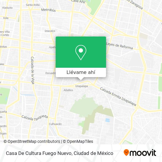 Cómo llegar a Casa De Cultura Fuego Nuevo en Iztacalco en Autobús o Metro?