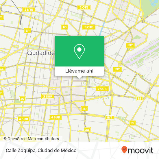 Mapa de Calle Zoquipa