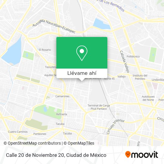 Mapa de Calle 20 de Noviembre 20