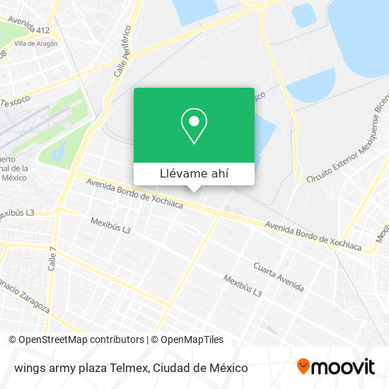Mapa de wings army plaza Telmex