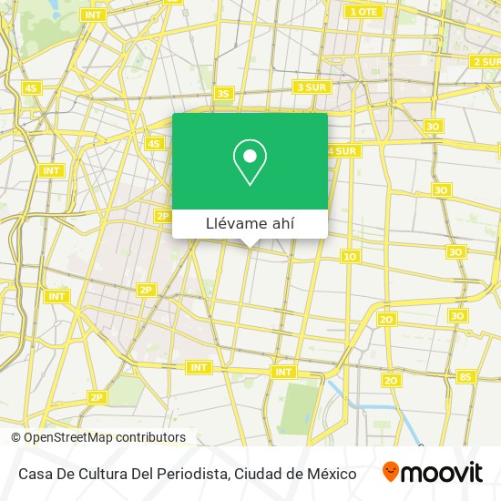 Mapa de Casa De Cultura Del Periodista