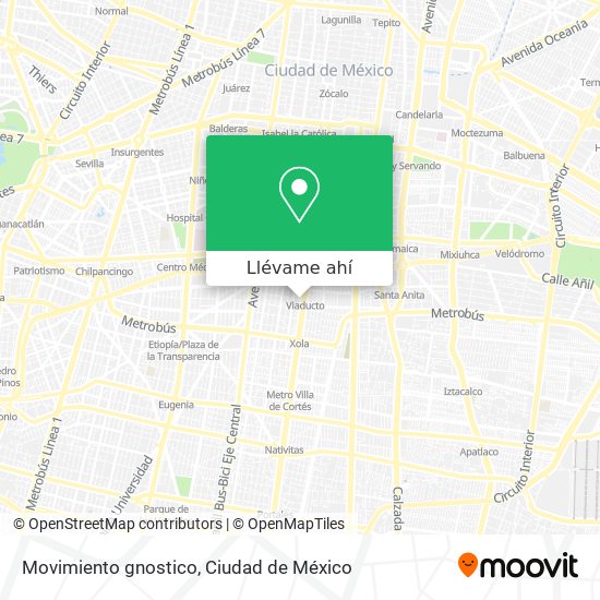 Mapa de Movimiento gnostico