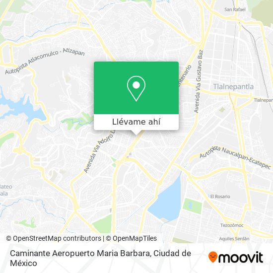 Mapa de Caminante Aeropuerto Maria Barbara