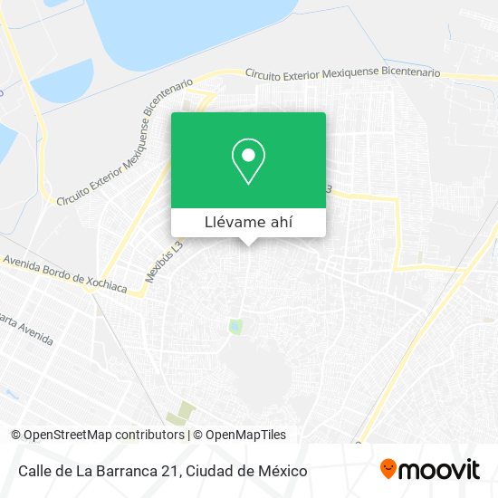 Mapa de Calle de La Barranca 21