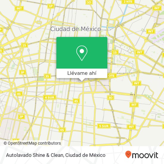 Mapa de Autolavado Shine & Clean