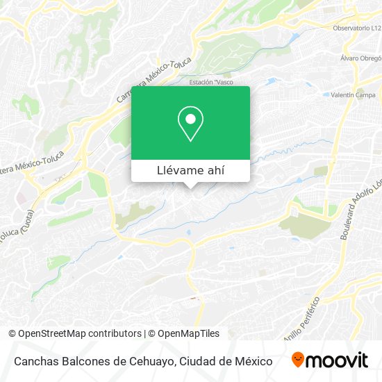 Mapa de Canchas Balcones de Cehuayo