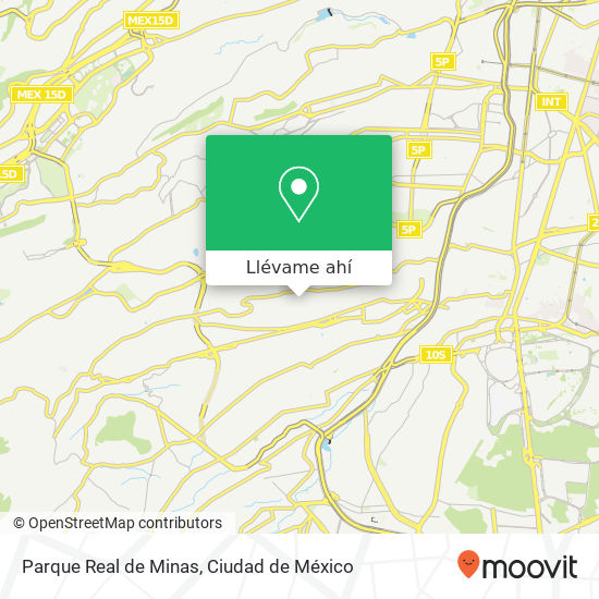 Mapa de Parque Real de Minas