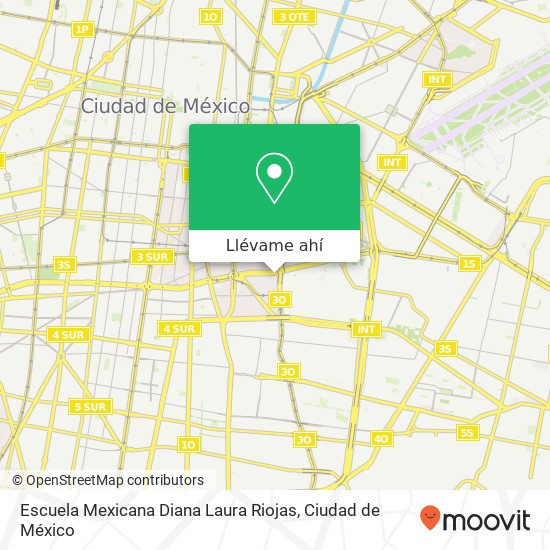 Mapa de Escuela Mexicana Diana Laura Riojas