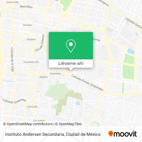 Mapa de Instituto Andersen Secundaria