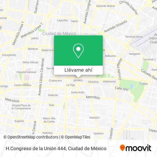 Mapa de H.Congreso de la Unión 444