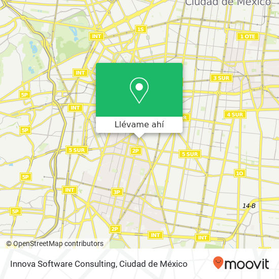 Mapa de Innova Software Consulting