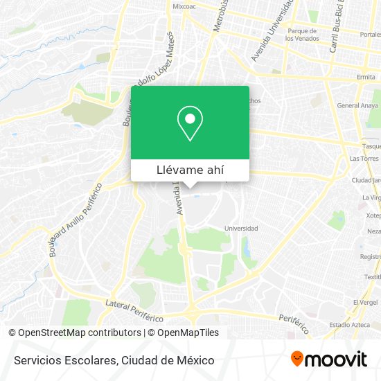 Mapa de Servicios Escolares