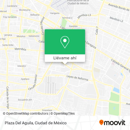 Cómo llegar a Plaza Del Aguila en Cuauhtémoc en Autobús o Metro?