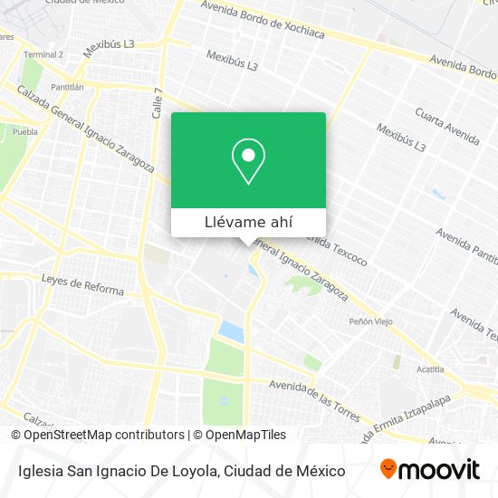Cómo llegar a Iglesia San Ignacio De Loyola en Venustiano Carranza en  Autobús o Metro?