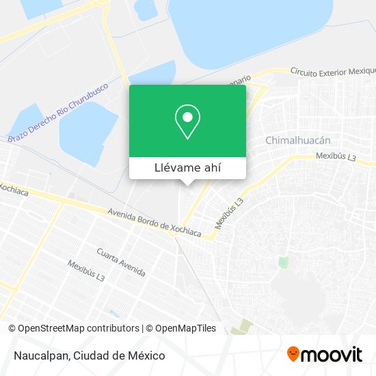 Mapa de Naucalpan