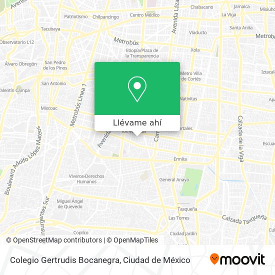 Mapa de Colegio Gertrudis Bocanegra