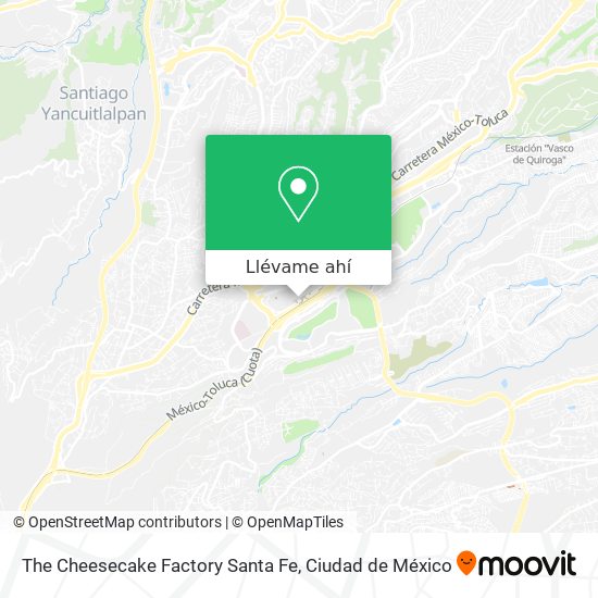Mapa de The Cheesecake Factory Santa Fe