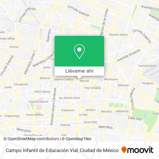 Mapa de Campo Infantil de Educación Vial