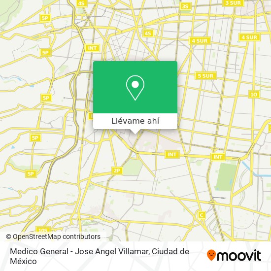 Mapa de Medico General - Jose Angel Villamar