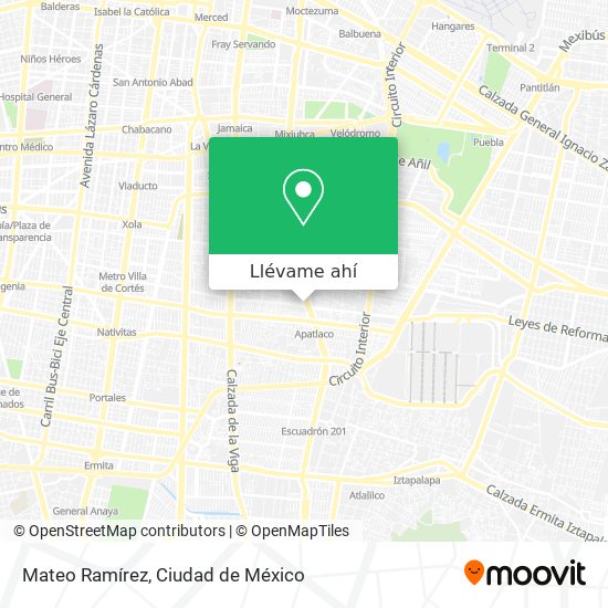 Mapa de Mateo Ramírez