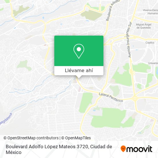 Mapa de Boulevard Adolfo López Mateos 3720