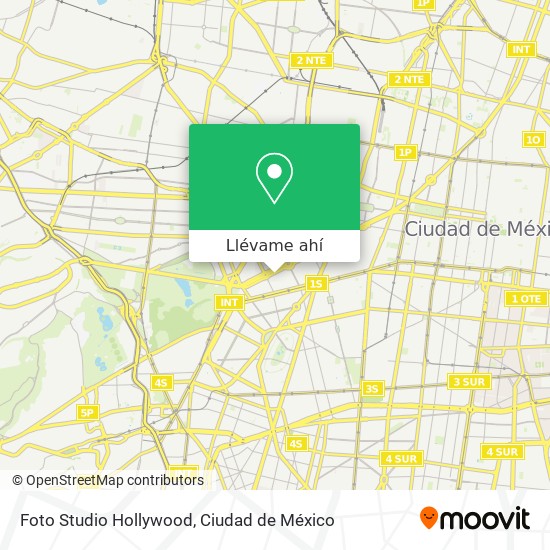 Mapa de Foto Studio Hollywood