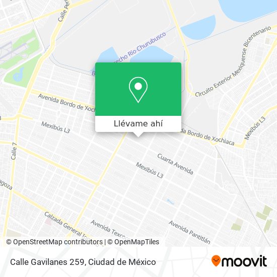 Mapa de Calle Gavilanes 259