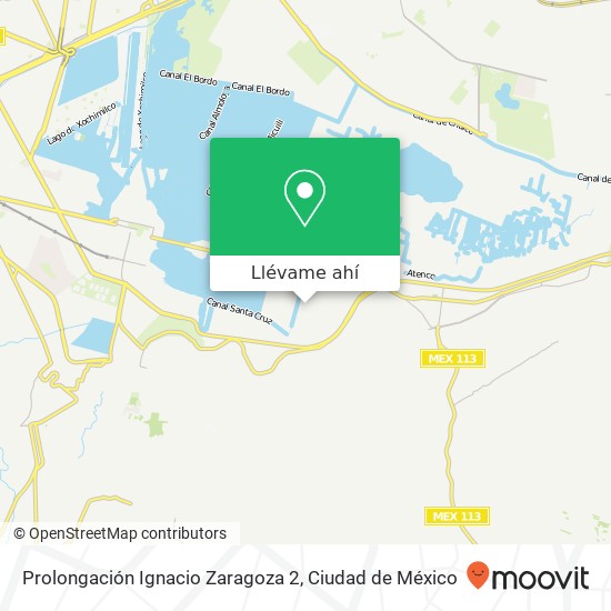 Mapa de Prolongación Ignacio Zaragoza 2