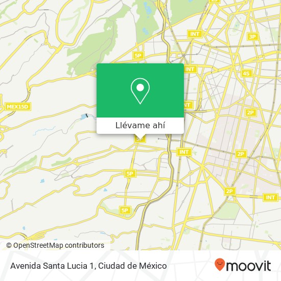 Mapa de Avenida Santa Lucia 1