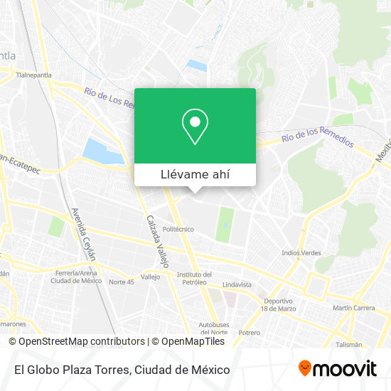 Mapa de El Globo Plaza Torres