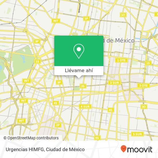 Mapa de Urgencias HIMFG