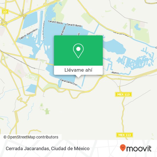Mapa de Cerrada Jacarandas