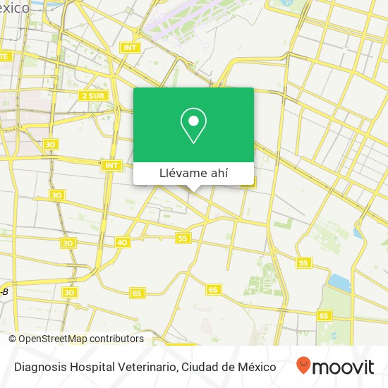 Mapa de Diagnosis Hospital Veterinario