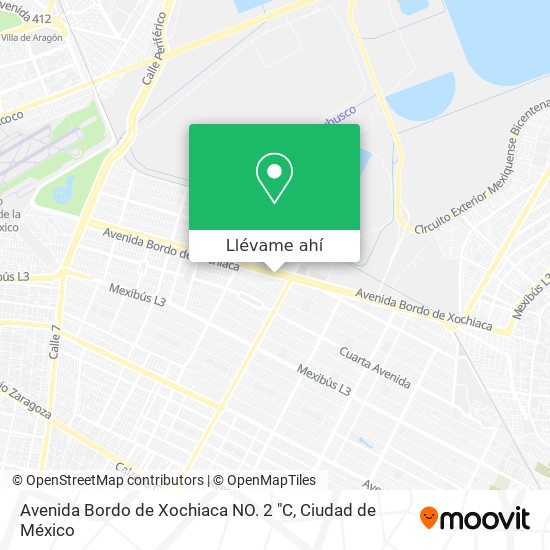 Mapa de Avenida Bordo de Xochiaca NO. 2 "C
