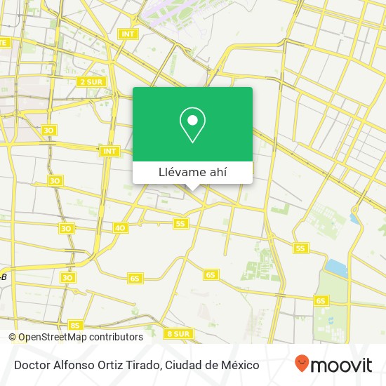 Mapa de Doctor Alfonso Ortiz Tirado